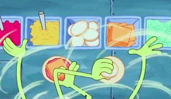 海绵宝宝吃瓜gif,萌态十足引网友热议